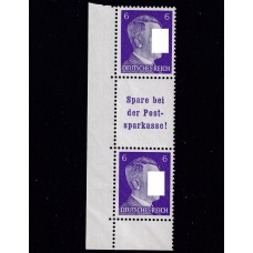 ALEMANIA 1941 ESTAMPILLAS SE-TENANT ZUSAMMENDRUCKE NUEVAS MINT MI S285 40 €